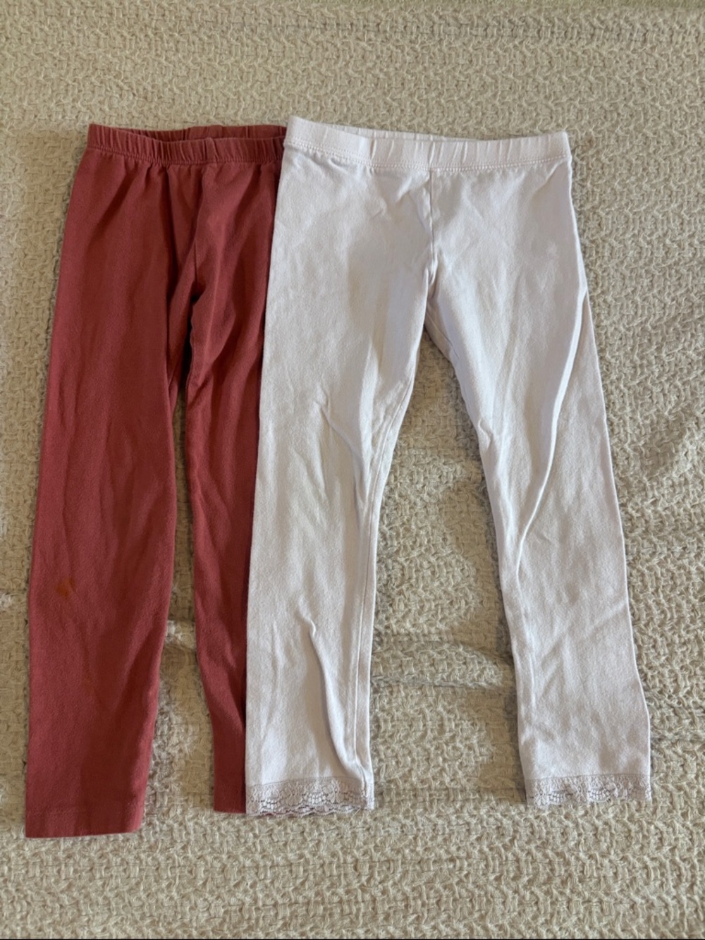 Old Navy Girls' Leggings Two-Pack - Rust and Blush